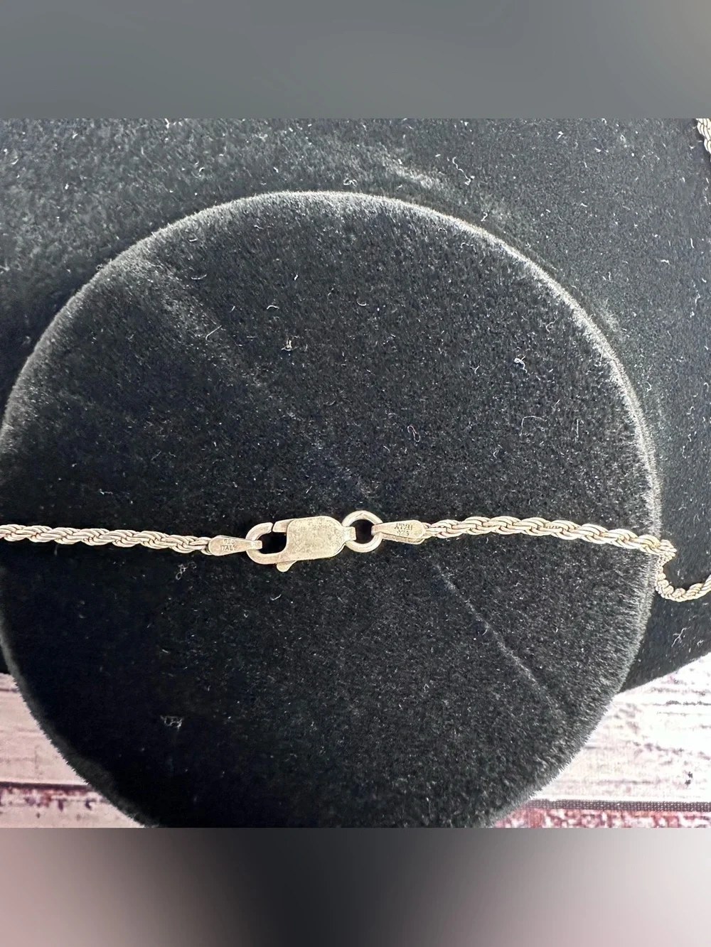 Vintage Sterling Silver 20” Rope Chain Necklace Signed IBB 925 Italy 5.9g